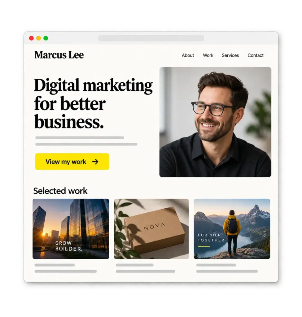 Siteslite example marketing strategist